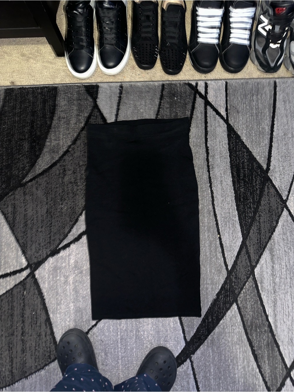 iris Black Pencil Skirt - Sleek Straight Fit